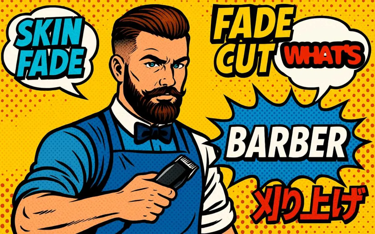 バーバーの定番！スキンフェード・フェードカット・刈り上げ何が違うの？