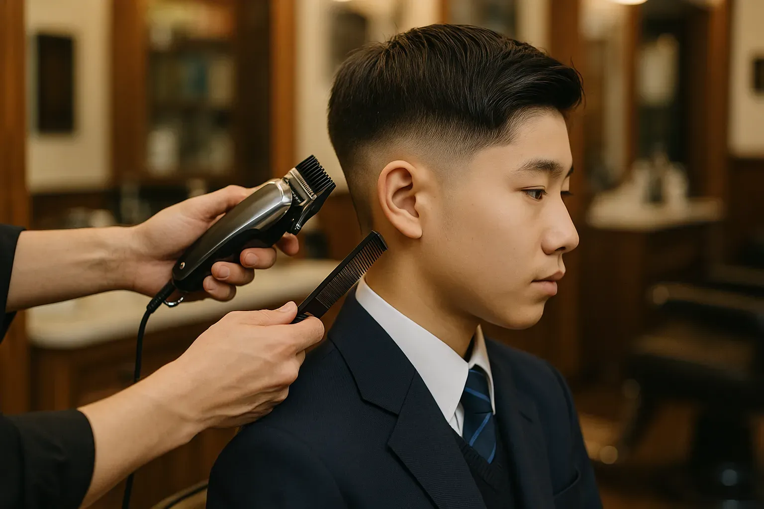 高校生フェード完全ガイド。校則を守って“かっこいい”を叶える理容スタイル
