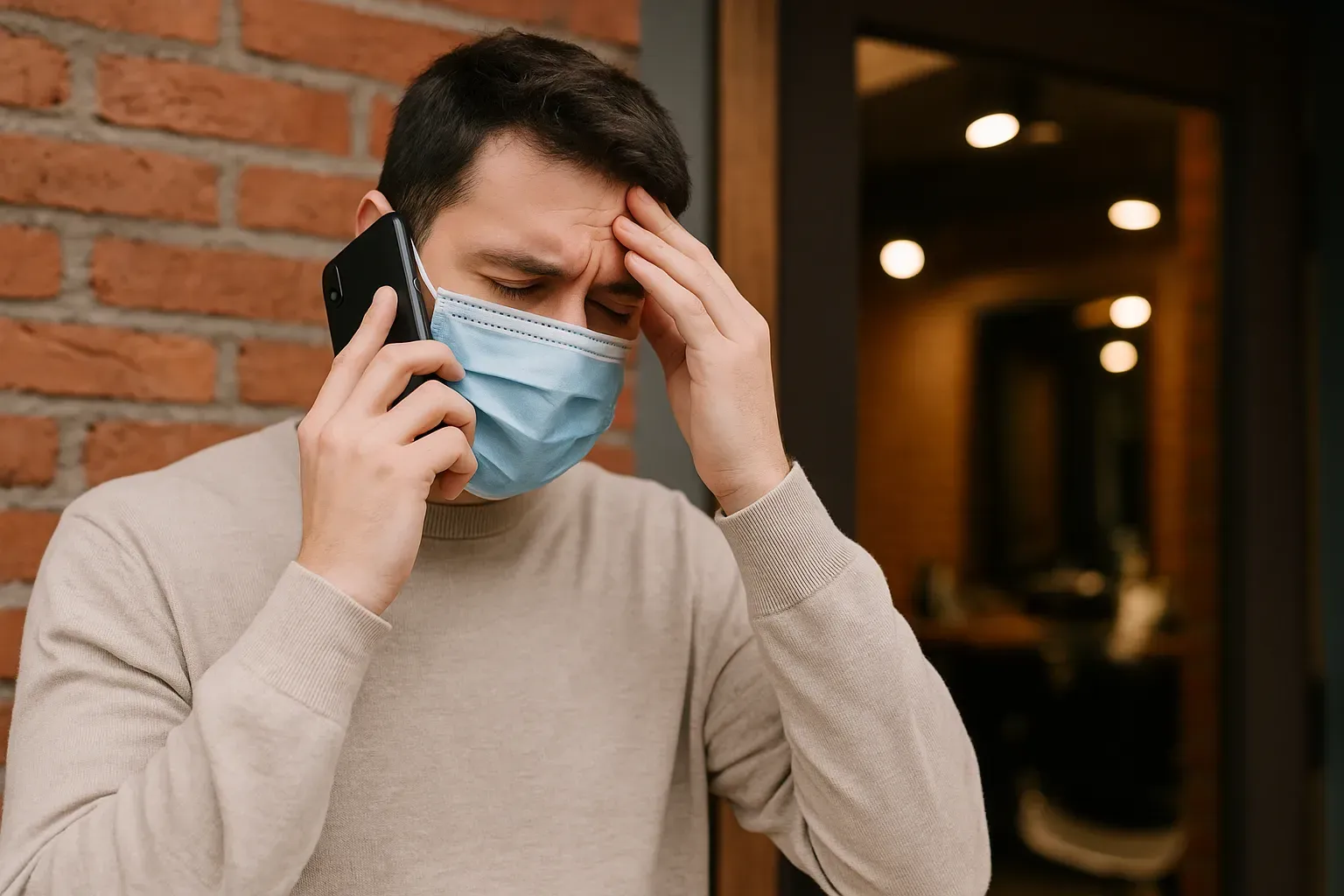 【プロが解説】風邪っぽい時の理容室予約、どうする？キャンセル基準と連絡の作法