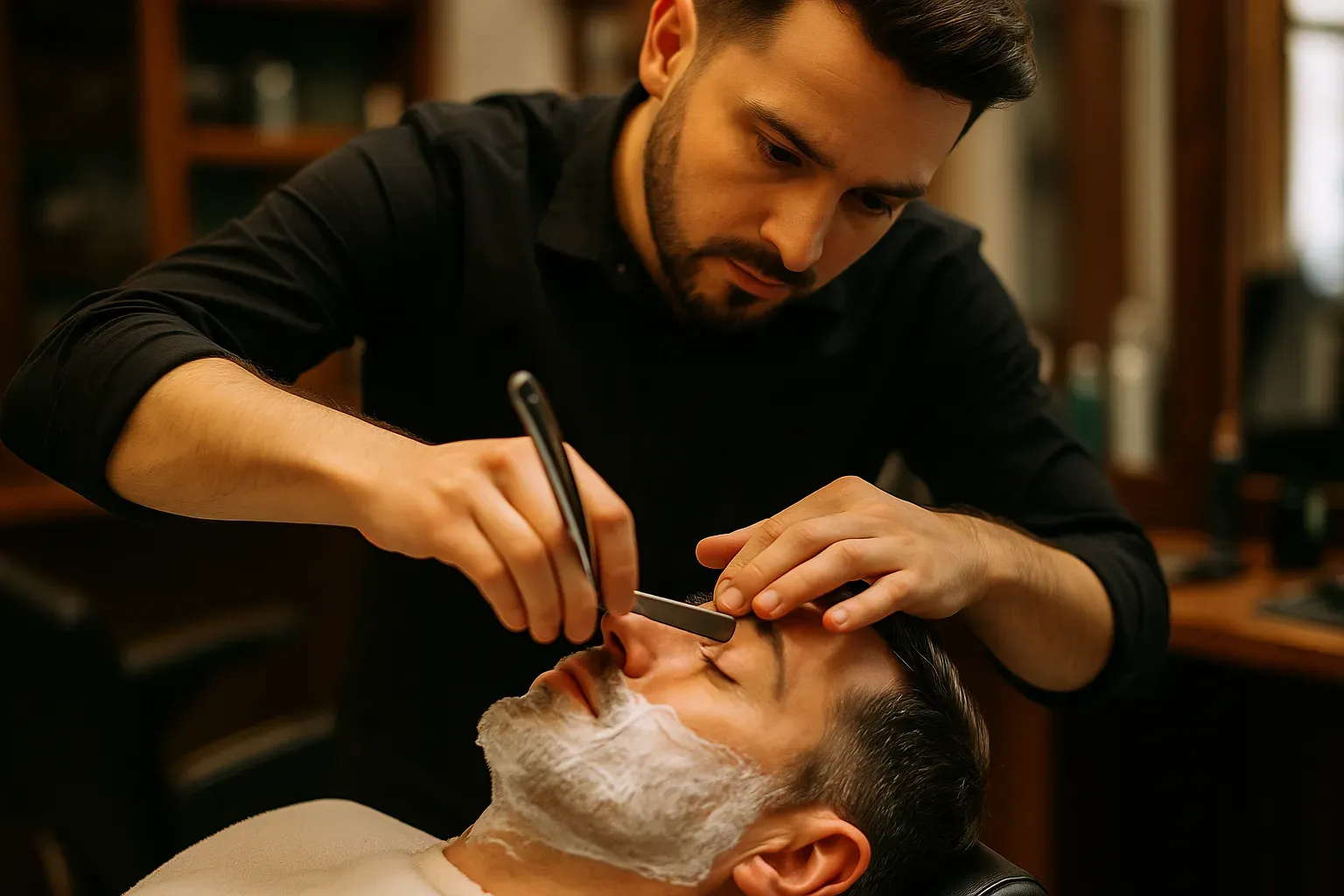 お宮参り・七五三の前撮りに！理容室で整える“父の髪とヒゲ”