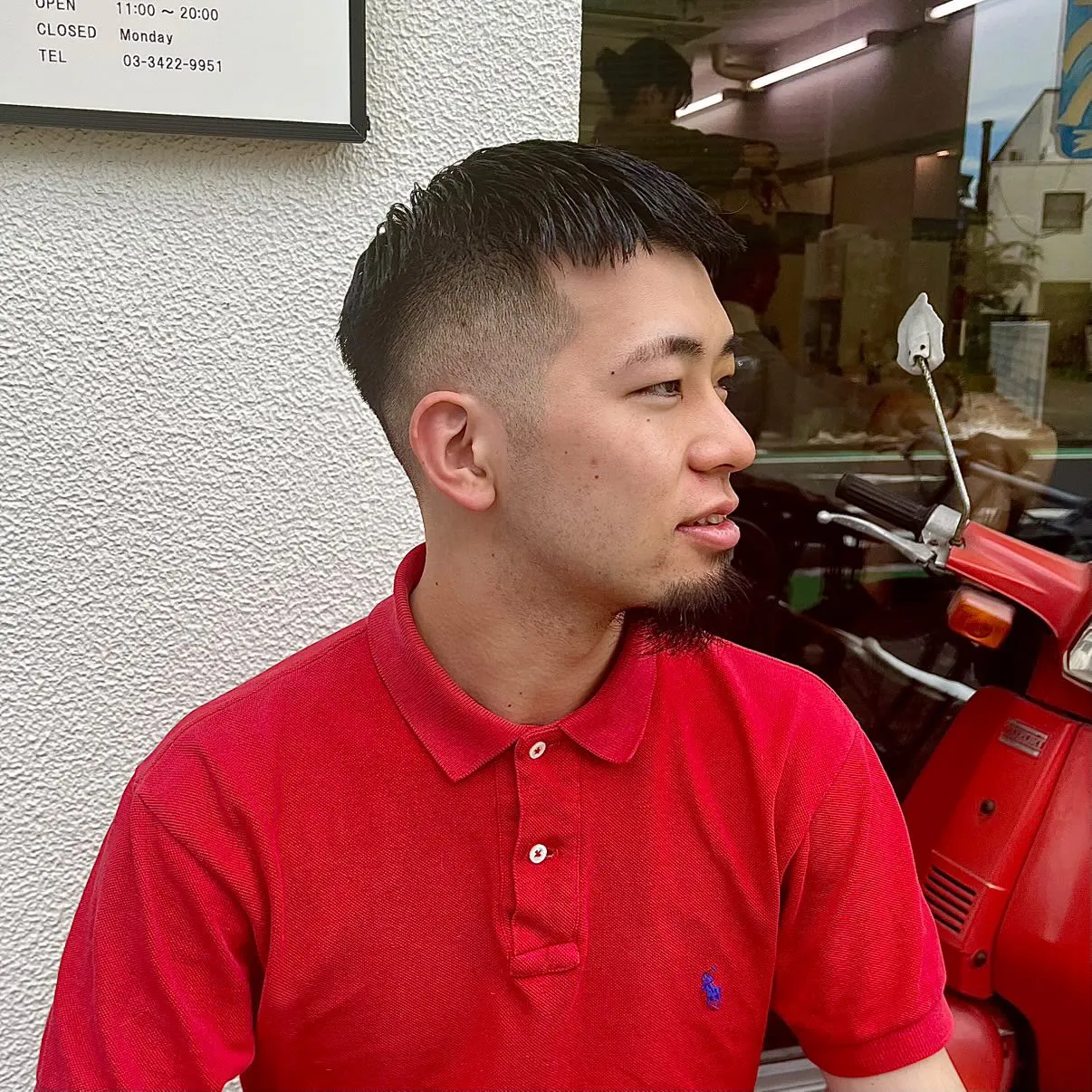 スキンフェードカット　