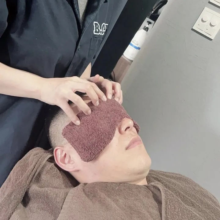 【プレミアムカットフルコース】頭から顔までスッキリ！　