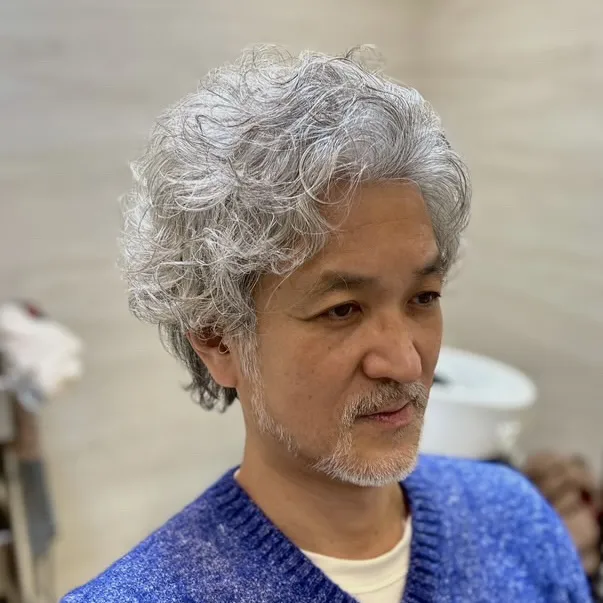 BONDカット+パーマ　