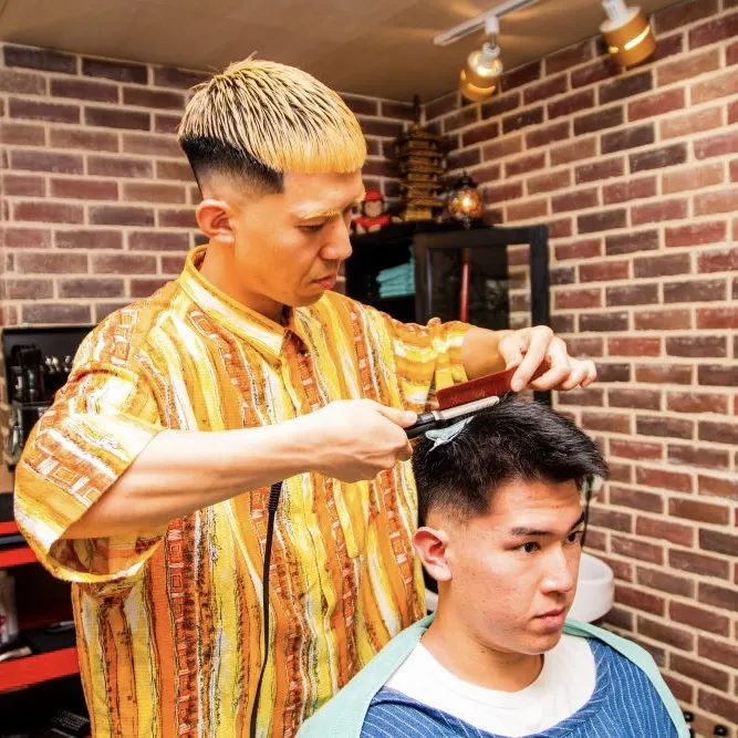 アイロンパーマ（濡れパン）　