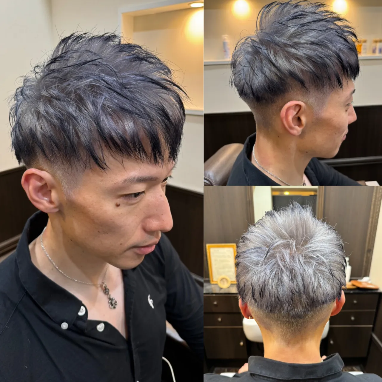 【鈴木限定】フェードカット+ブリーチ＋デザインカラー　