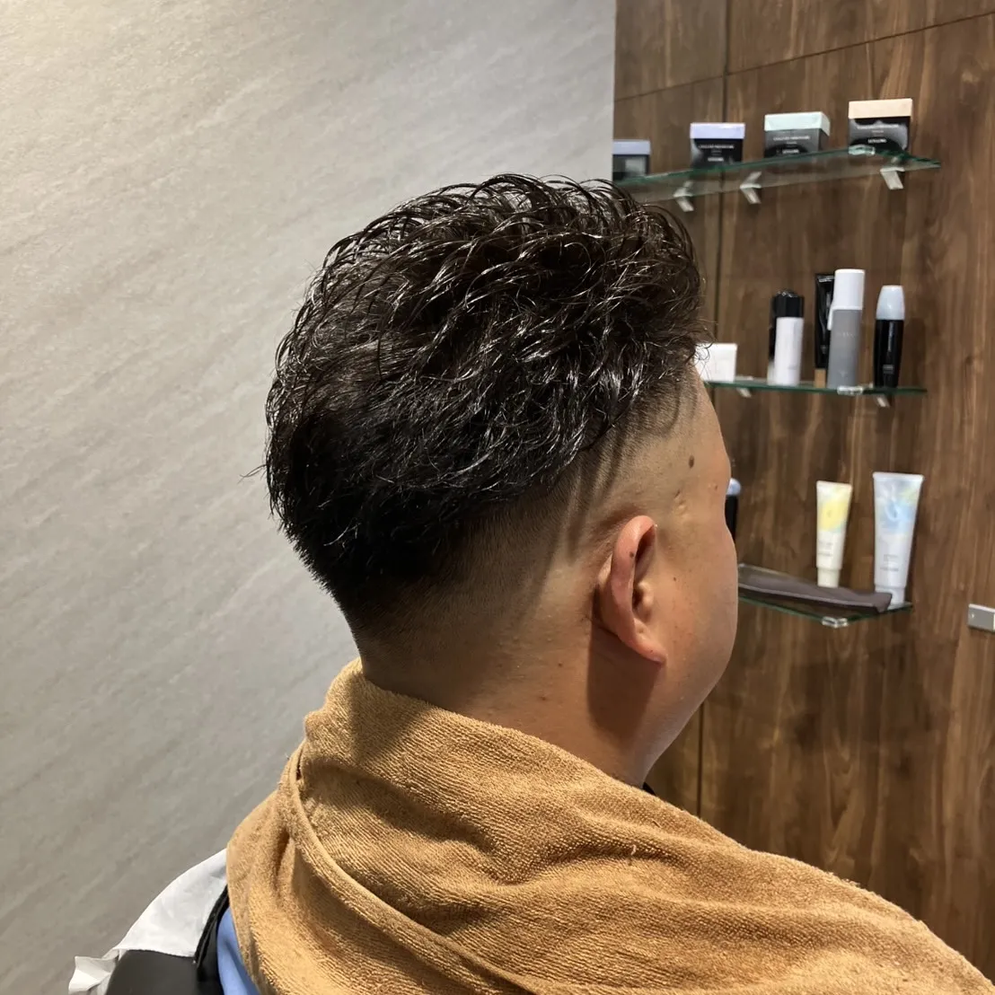 カット&シェーブ+デザインパーマ　オプション　フェード