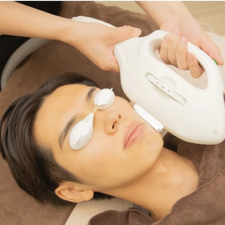 メンズ:カット+シャンプー+シェービング+ヒゲ脱毛　barberならではのシェービングからの光脱毛