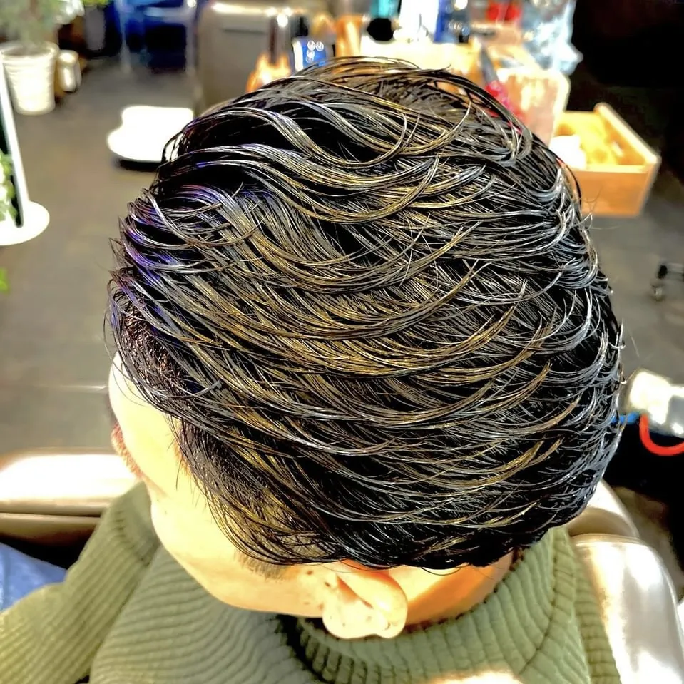 カット&アイロンパーマ　