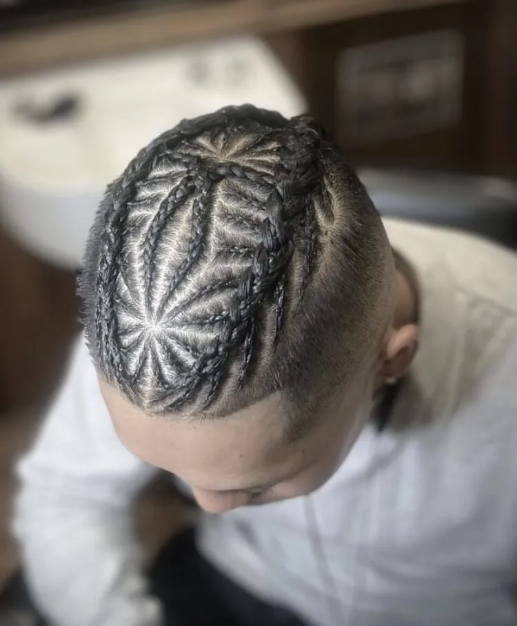 カット、コーンロウ　