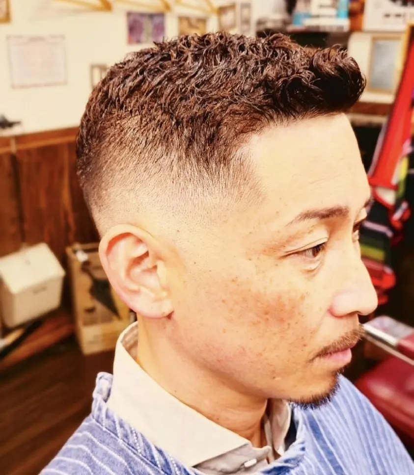 スキンフェード＆濡れパン