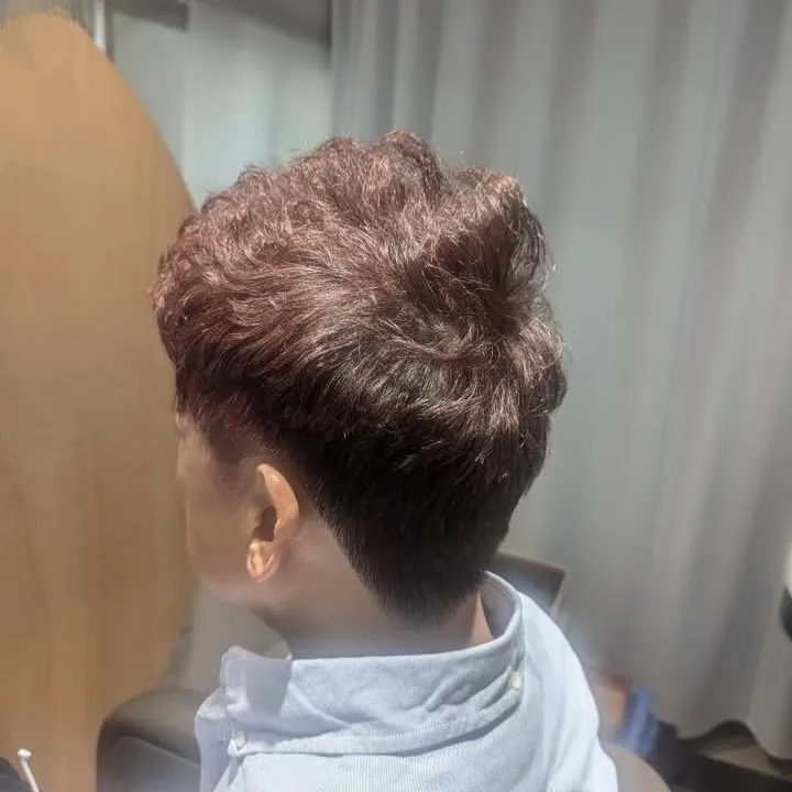 メンズカット＆アイロンパーマ　