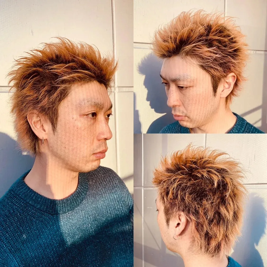 ハイライト、ホワイトメッシュ 